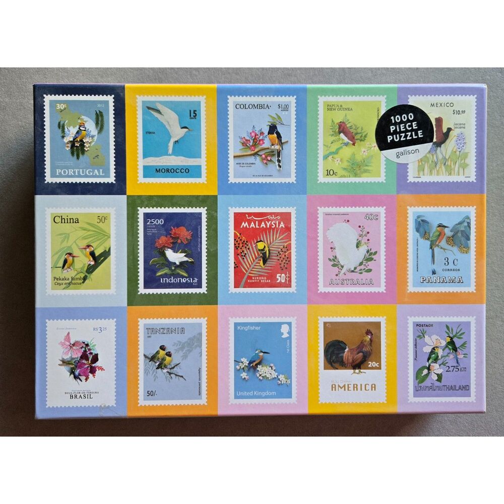 Galison Birds Of The World 1000 pc Diana Beltran Herrera Complete EUC